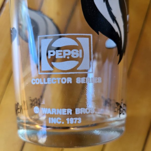 Pepe Le Pew Glass - Pepsi Collectors Vintage 1973 Warner Brothers - Picture 3 of 3